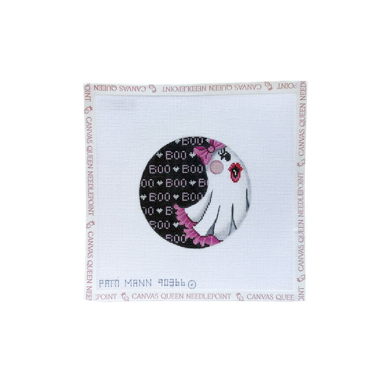 Cute Ghost and Hearts Round
