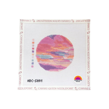 Carolina Cotton Candy Sky Round