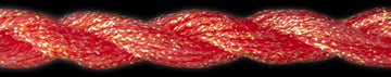ThreadworX #12 Overdyed Metallic 910032 Living Coral