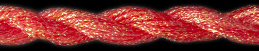 ThreadworX #12 Overdyed Metallic 910032 Living Coral