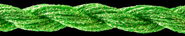 ThreadworX #12 Overdyed Metallic 91050 Lime Twist