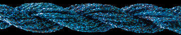 ThreadworX #12 Overdyed Metallic 910555 Caribbean Blue