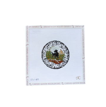 Transferware Dog Plate
