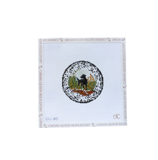 Transferware Dog Plate