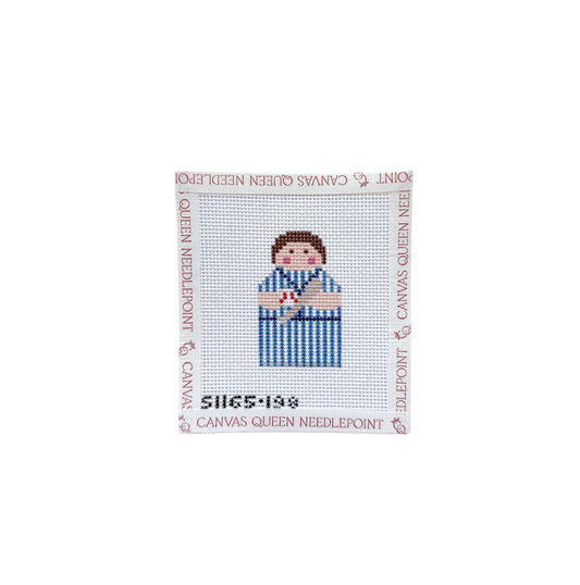 Baseball Striped Player Angel