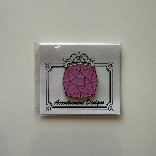 Pink Cushion Cut Jewel Needleminder