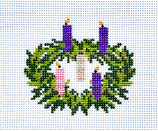 Advent Wreath with Candles