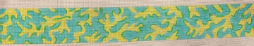 Belt - Lilly-Inspired Seaweed - Lime on Caribbean (Trunk Show)