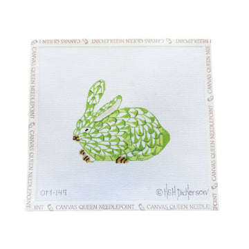 Fishnet Green Bunny