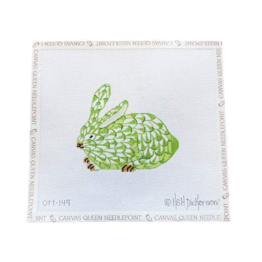 Fishnet Green Bunny
