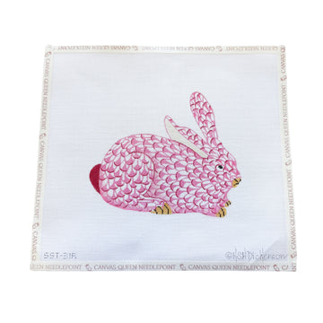 Large Fishnet Pink Bunny