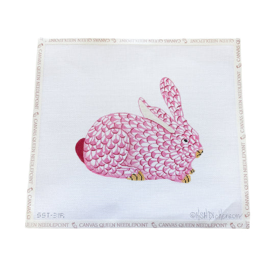 Large Fishnet Pink Bunny