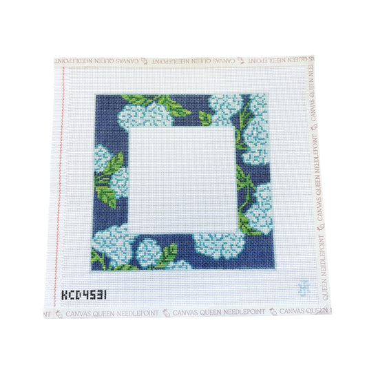 Blue Floral Frame