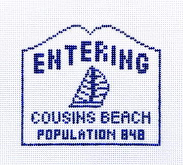 Cousins Beach Sign
