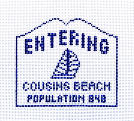 Cousins Beach Sign