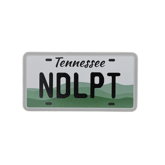 Tn Plate Sticker Sticker: TN NDLPT LIcense Plate – Canvas Queen Needlepoint