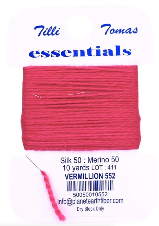 Essentials Card 552 Vermillion