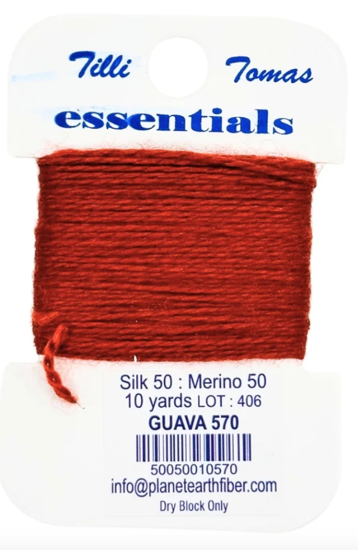 Essentials Card 570 Guava – Canvas Queen Needlepoint