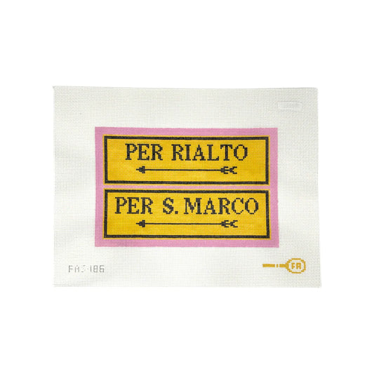 Venice Street Sign - Trunk Show