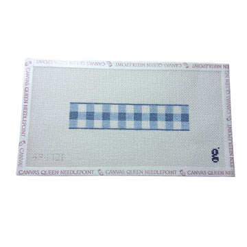 Beginner Kit: Blue Gingham Key Fob
