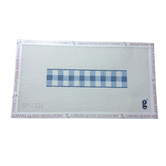 Beginner Kit: Blue Gingham Key Fob