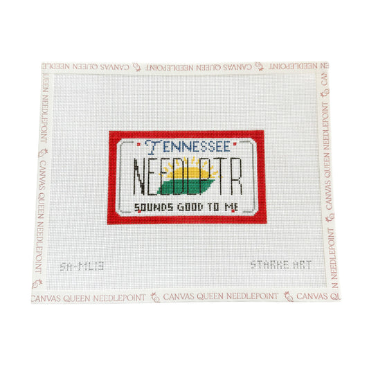 TN NDLPT License Plate White