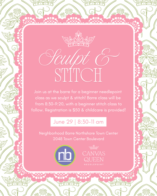 Sculpt and Stitch at Neighborhood Barre