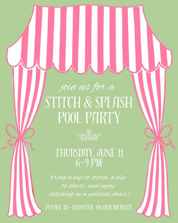 Stitch & Splash Pool Party NEW DATE June 11