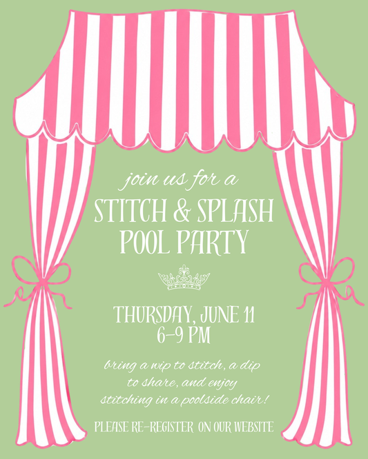Stitch & Splash Pool Party NEW DATE June 11