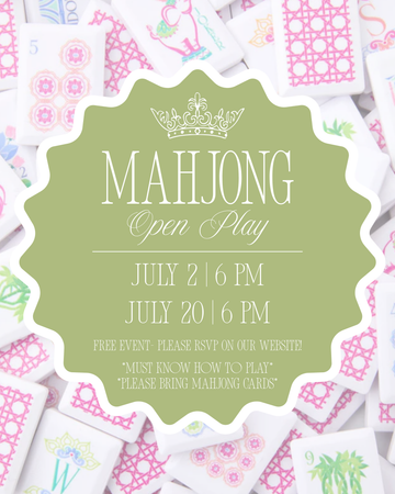Mahjong Open Play