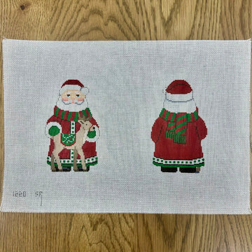 Long Red Coat Santa and Reindeer (Trunk Show)