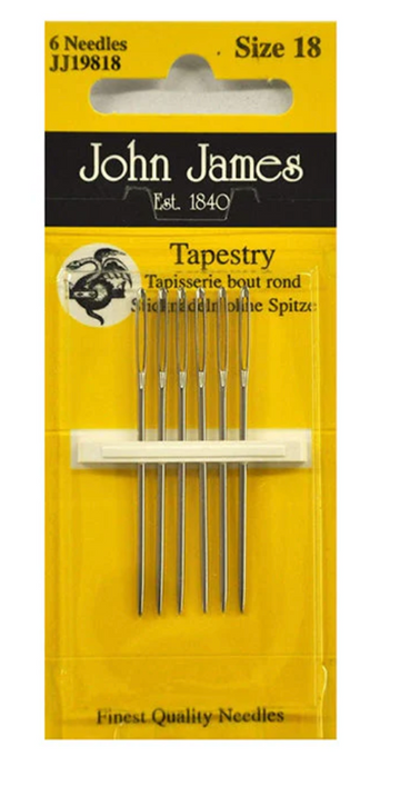 John James #18 Tapestry Needles