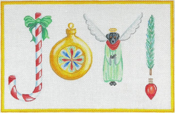 JOY with Candy Cane and Black Lab (Trunk Show)