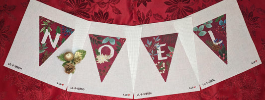 Botanical Noel Garland Red