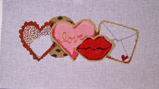 Valentine's Day Cookies Row 18ct