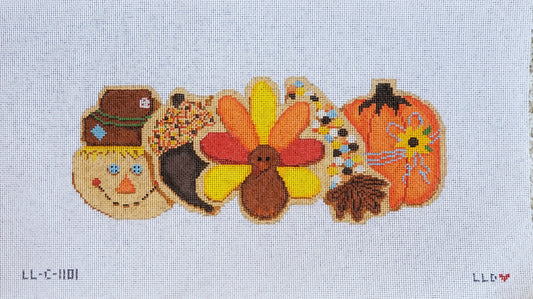 Thanksgiving Cookies Row 18ct