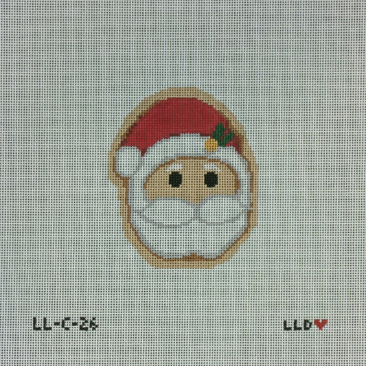 Santa Face Cookie