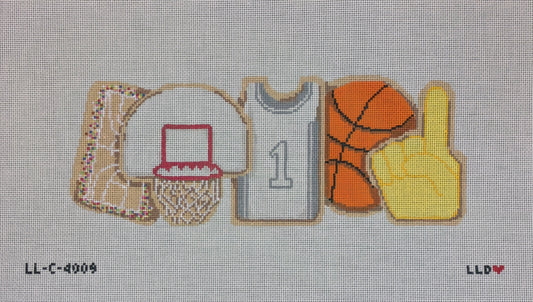 Basketball Cookies Row 18ct