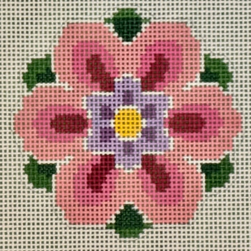 Geometric Flower Insert Pink