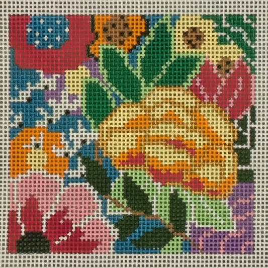 Rainbow Floral Square Insert 13ct