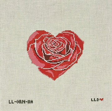 Rose Heart Small Red