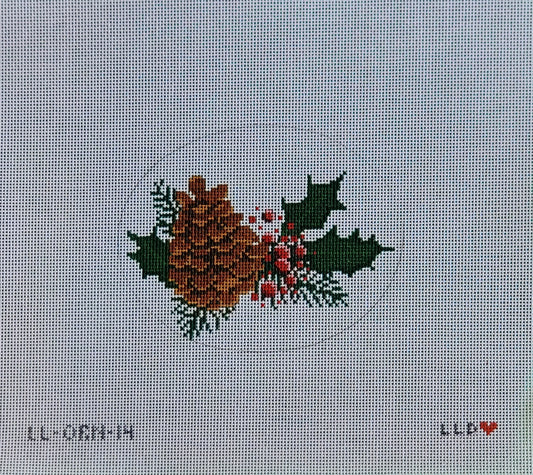 Pinecone Oval Ornament