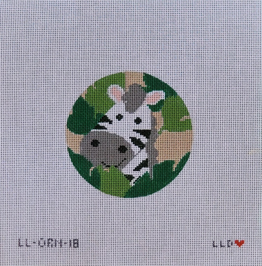 Zebra Ornament Round