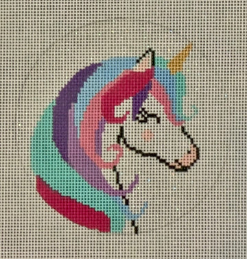 Unicorn 2 Glittery Round