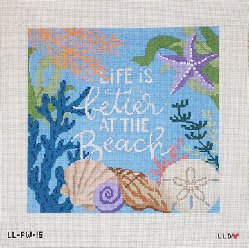 Life is Better at the Beach Pillow 13ct