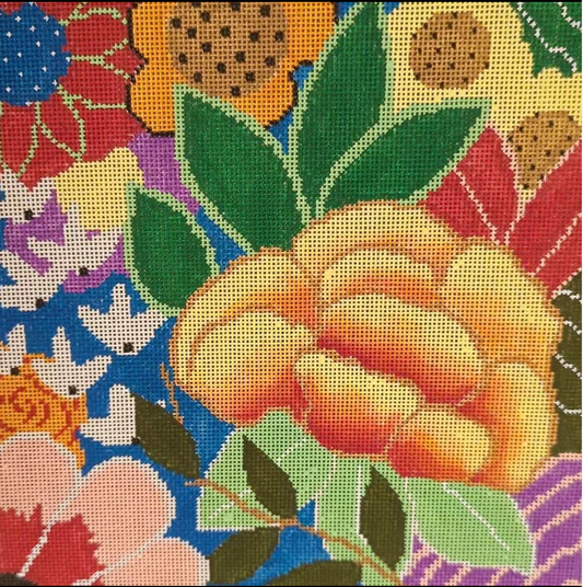 Rainbow Floral Square Pillow 13ct