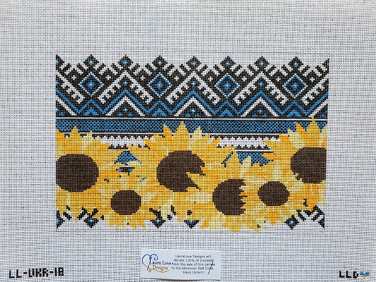 Slava Ukraine Sunflower 18ct