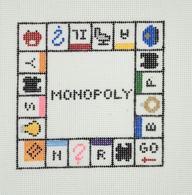 Monopoly Board Game – Canvas Queen Needlepoint