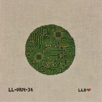 Circuit Board Round 18ct