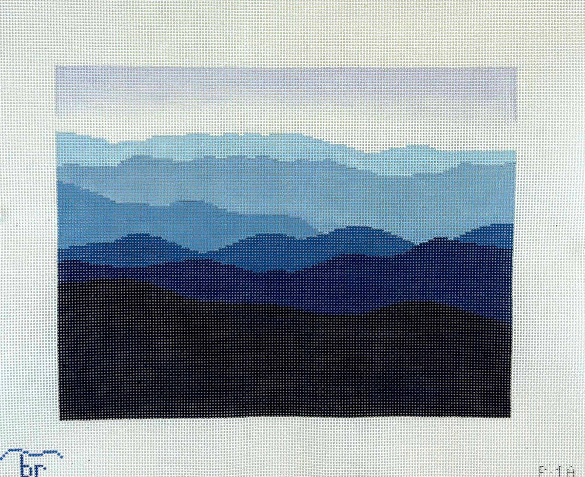 Blue Ridge Canvas Blue Ridge Mountain - Large – Canvas Queen Needlepoint